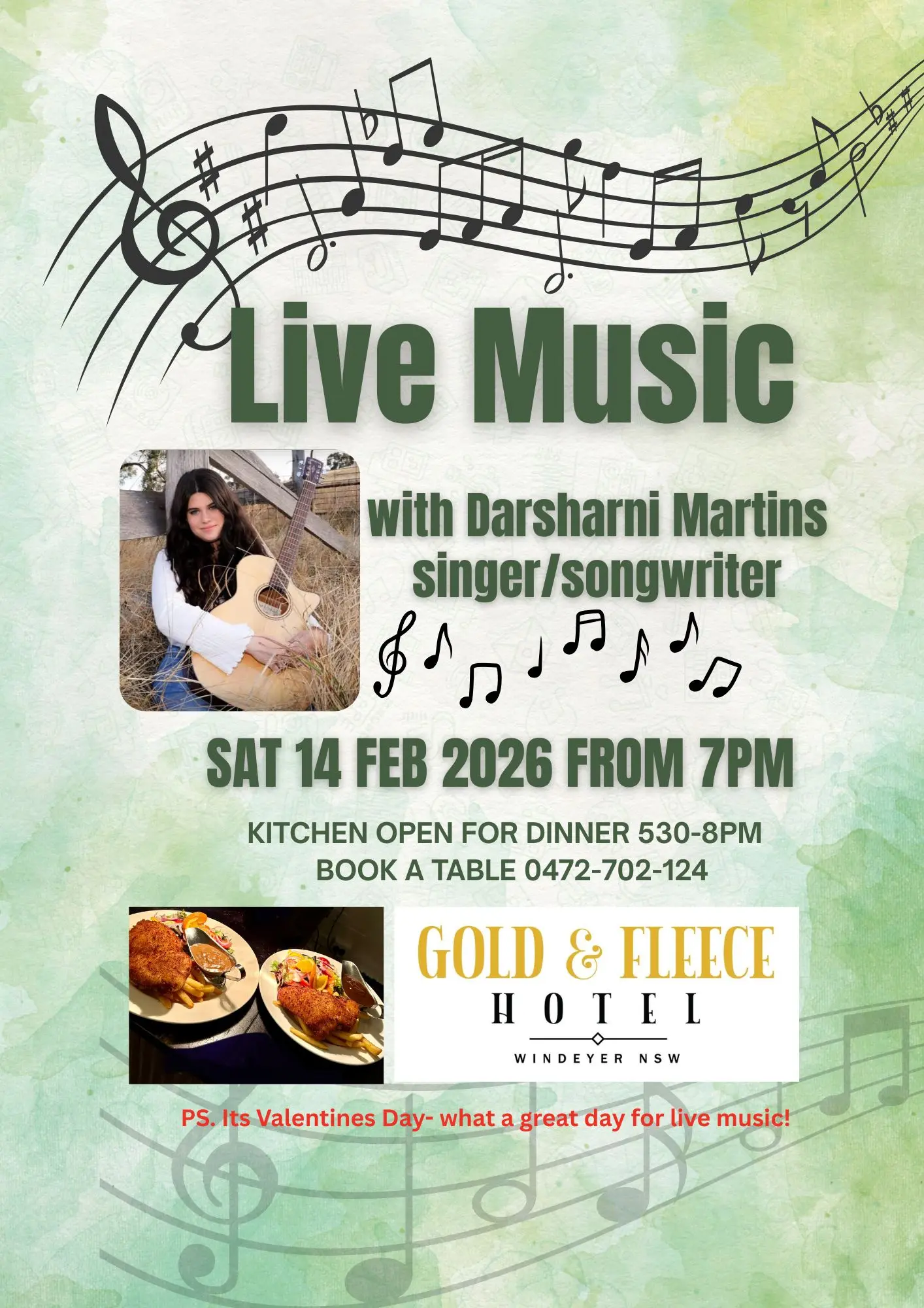 Live Music with Darsharni Martins