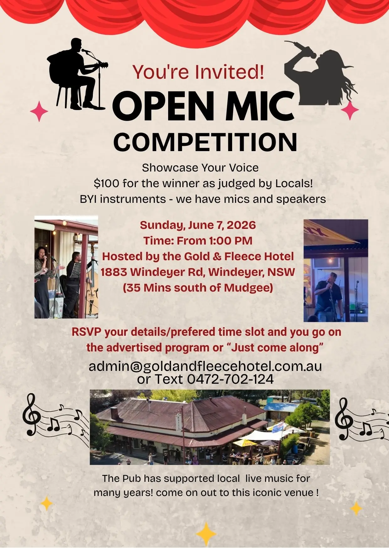 OPEN MIC COMPETITION