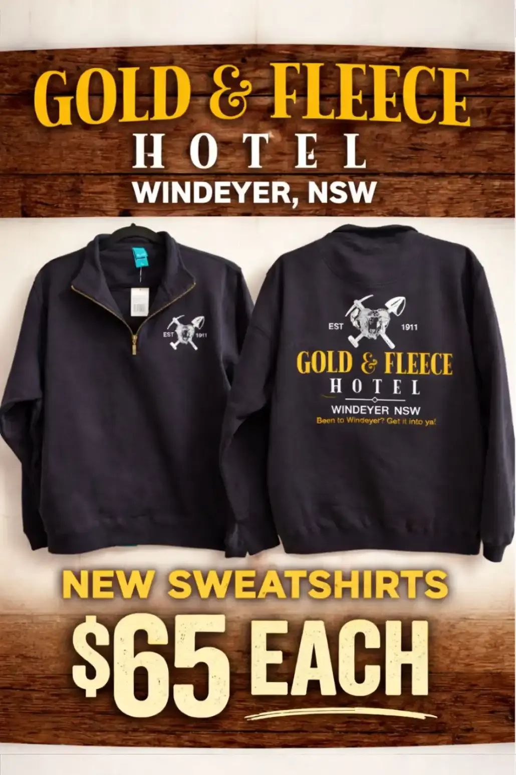 Gold & Fleece Hotel Hoodie